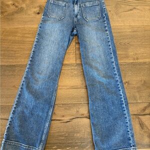 Faherty Blue Bootcut Jeans Classic Style